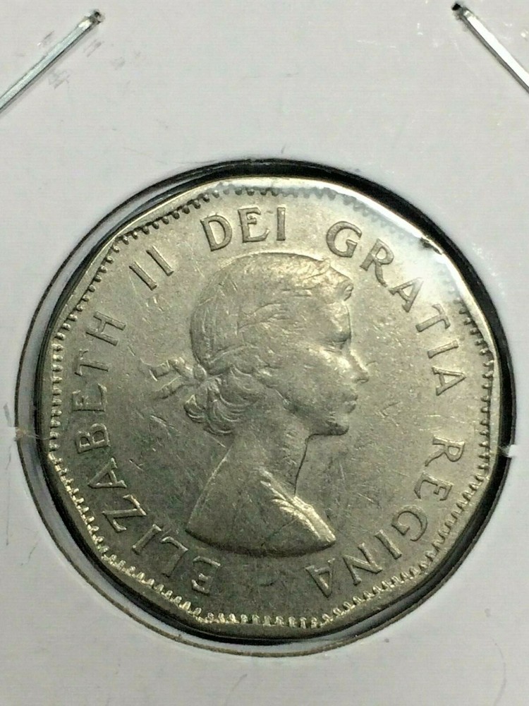 1958 Canadian 5 Cent Foreign Coin #0094