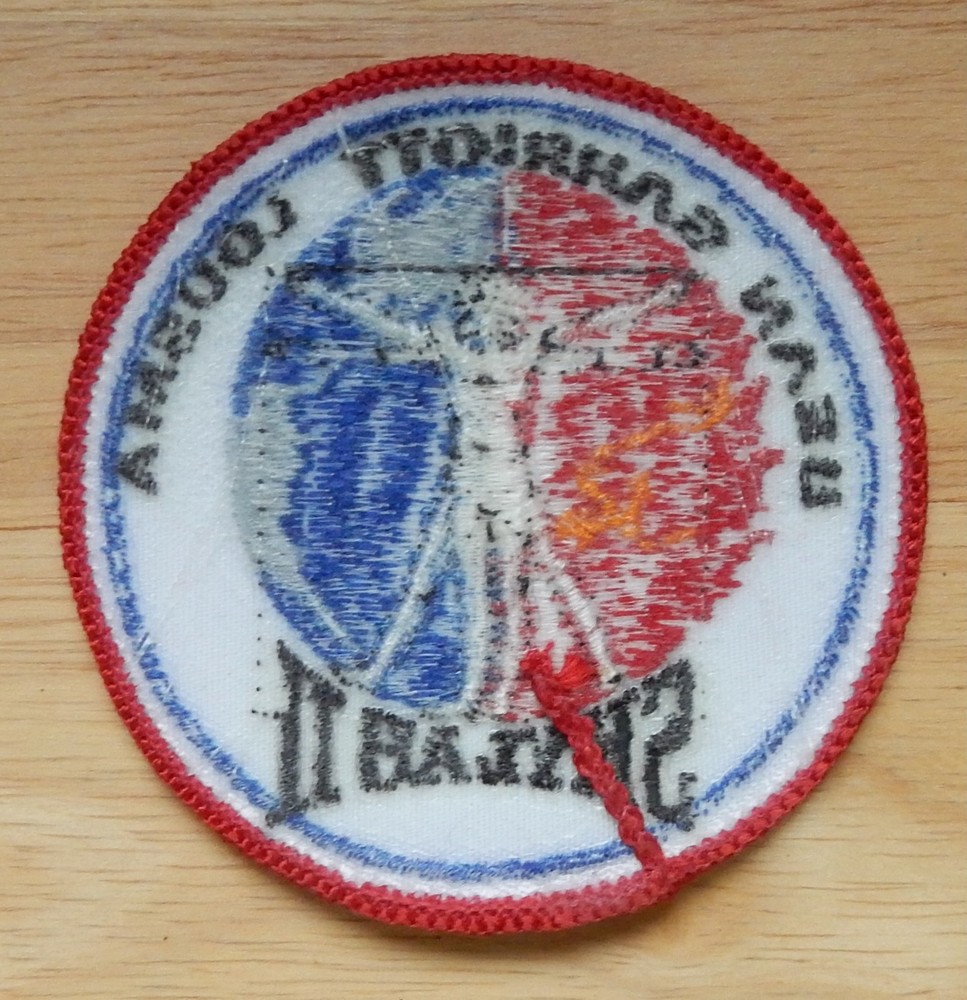 NASA Skylab 2, Bean, Garriott & Lousma Iron-On Patch (1973)