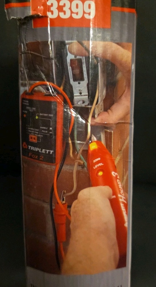 Triplett 3399 Fox & Hound Premium Tone & Probe Wire Cable Tracing & Testing Kit