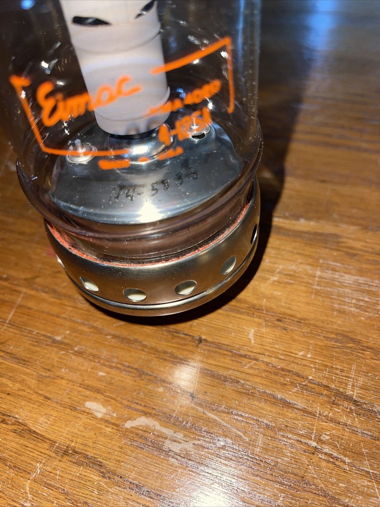 EIMAC 4-125A HAM AMPLIFIER PENTODE POWER TUBE NOS NO BOX