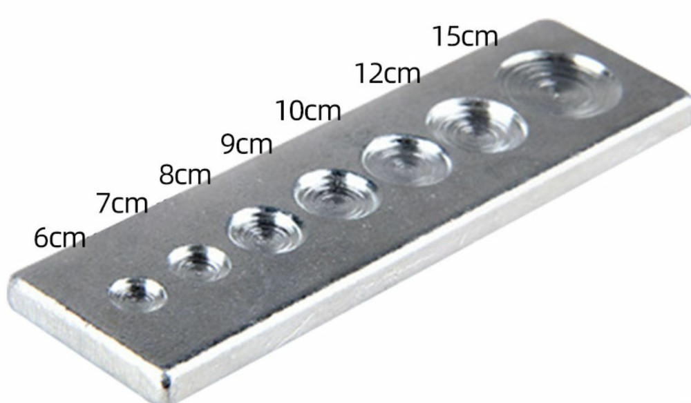 1 Set Rivet Tool Double Cap Rivets Setter Tool Anvil Die Set Punch Tool Leather