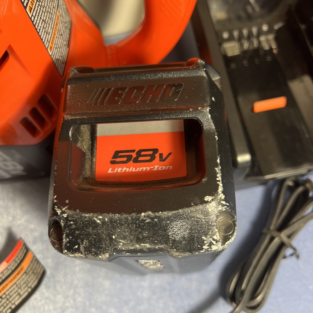 ECHO Leaf Blower, 58V 2AH, with Battery and Charger