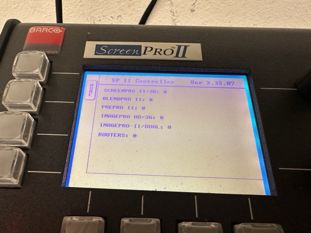Barco ScreenPro II Controller Screen Pro Seamless Video Switcher Tested