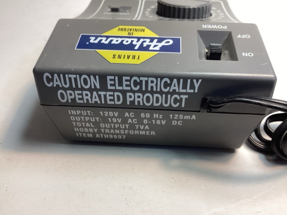 Athearn Model Train Power Throttle Control Model SDK-789 Transformer Works Nice
