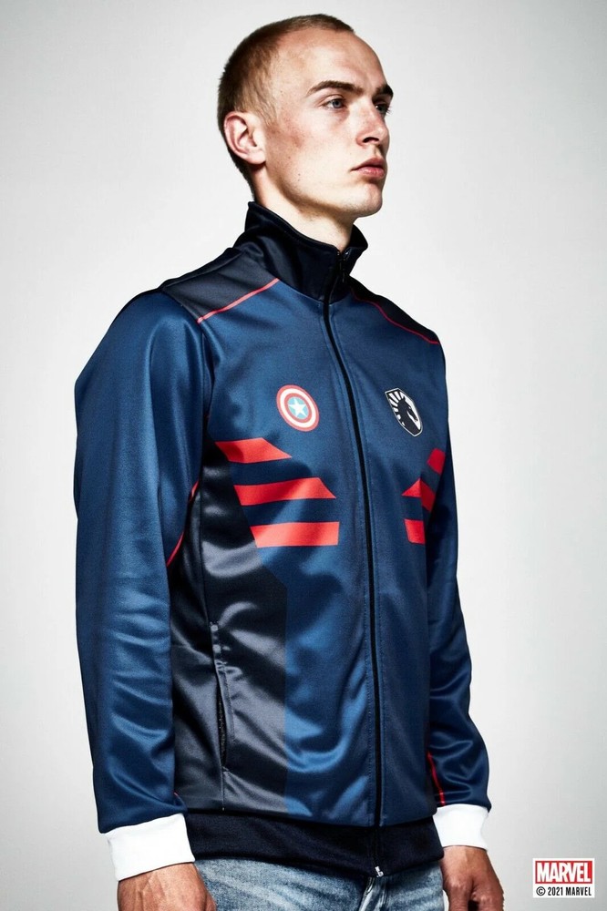 LIQUID X MARVEL Captain America Zip Jacket Size S