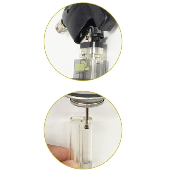 SOTO POCKET TORCH WITH REFILLABLE LIGHTER INSERT