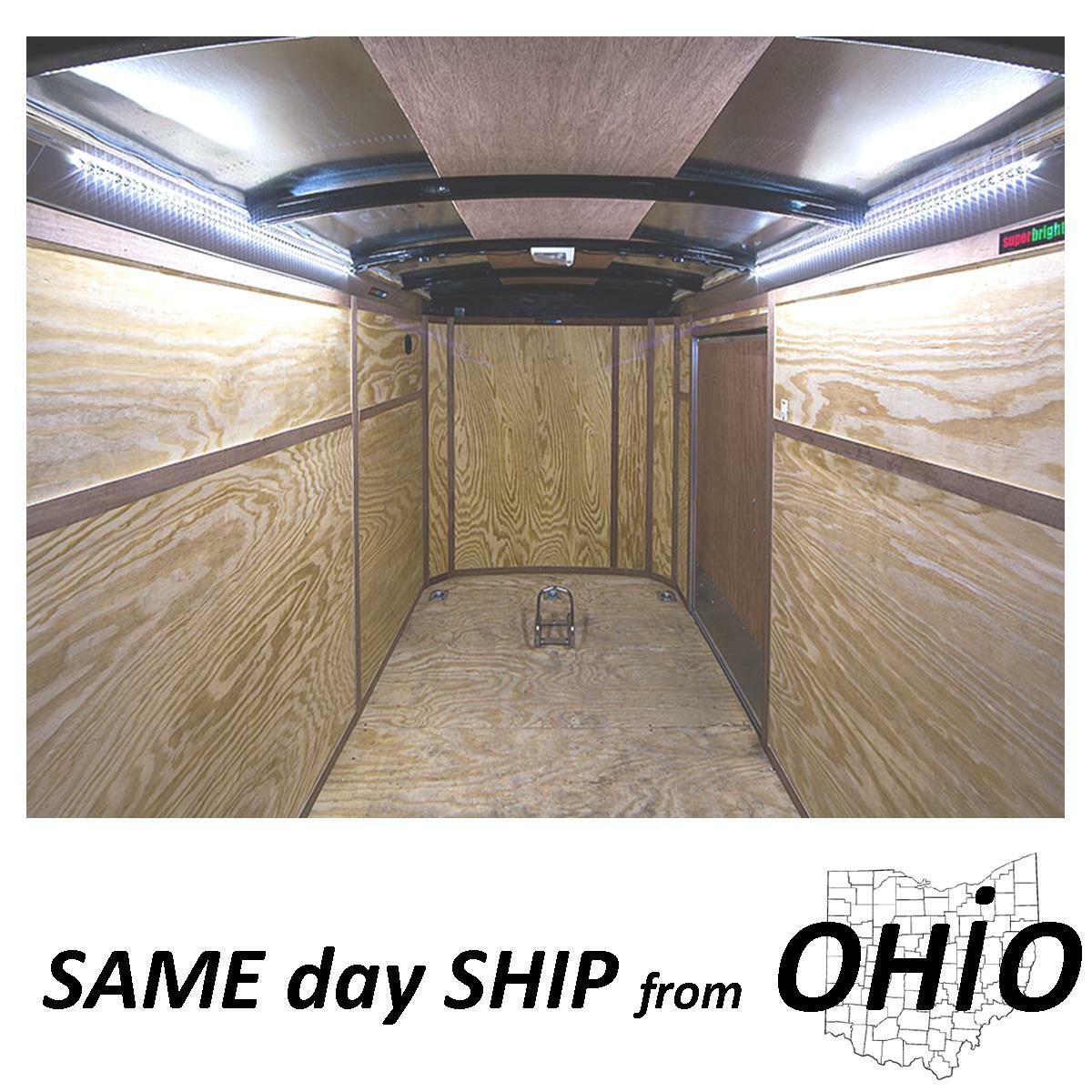 DRIFT Car Racing Enclosed Trailer LIGHTING SYSTEM UNIVERSAL KIT LED NEW part