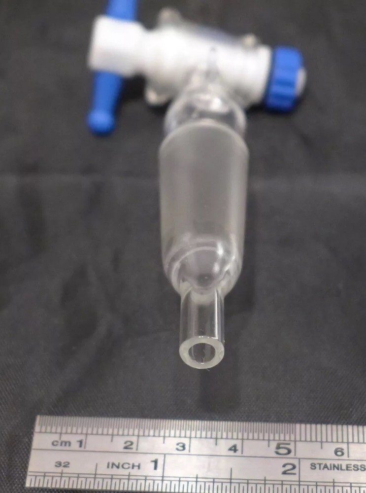CORNING Pyrex Flow Control Adapter, drip through 19/32 inner/M joint