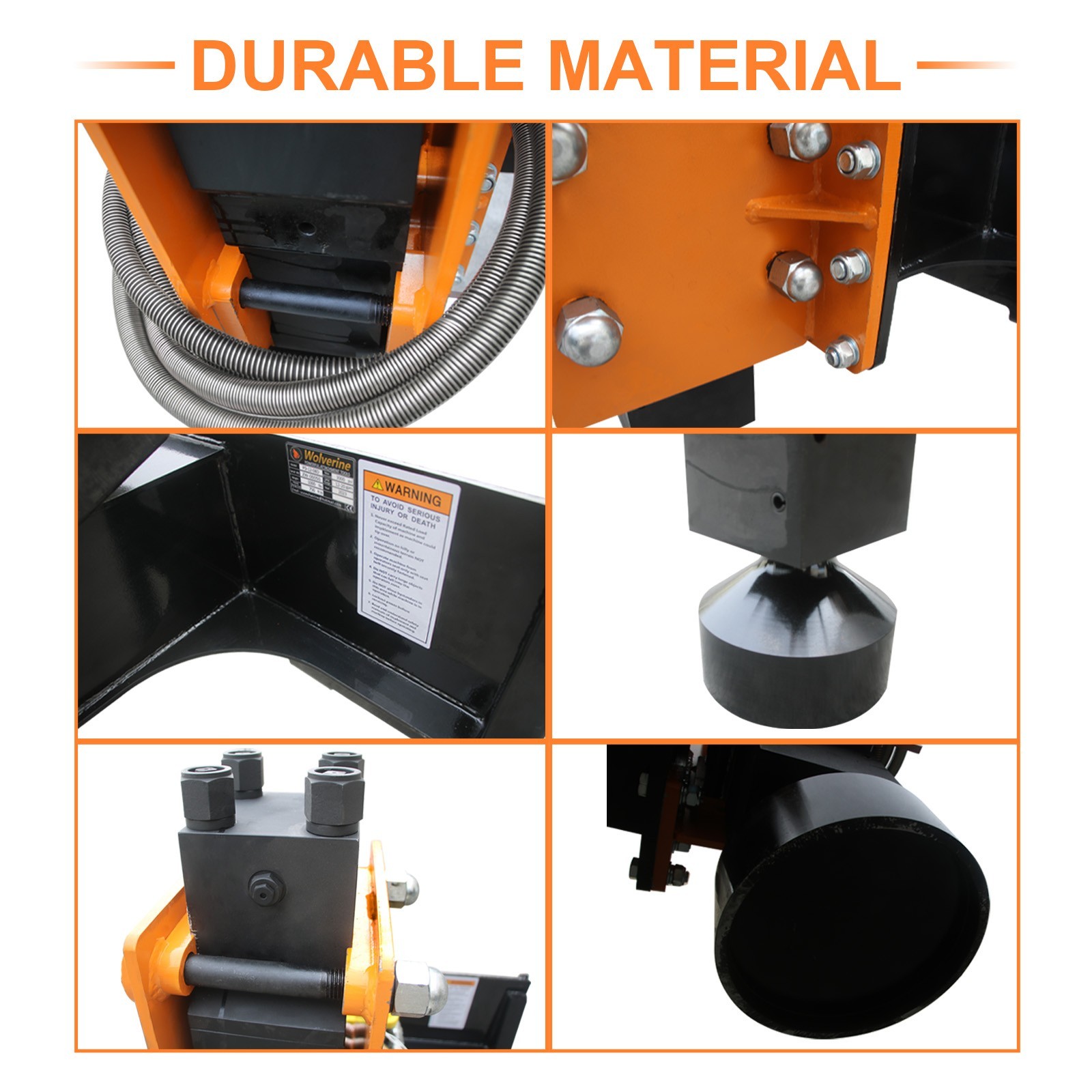 Hydraulic Pile Hammer - 675kg Impact, 420kg Weight, 620-1150 BPM, 21MPa Pressure