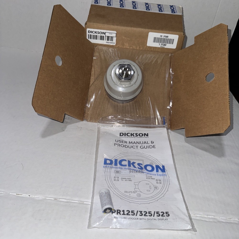 Dickson Pr525 Data Logger,Pressure Range 0 To 500 Psi
