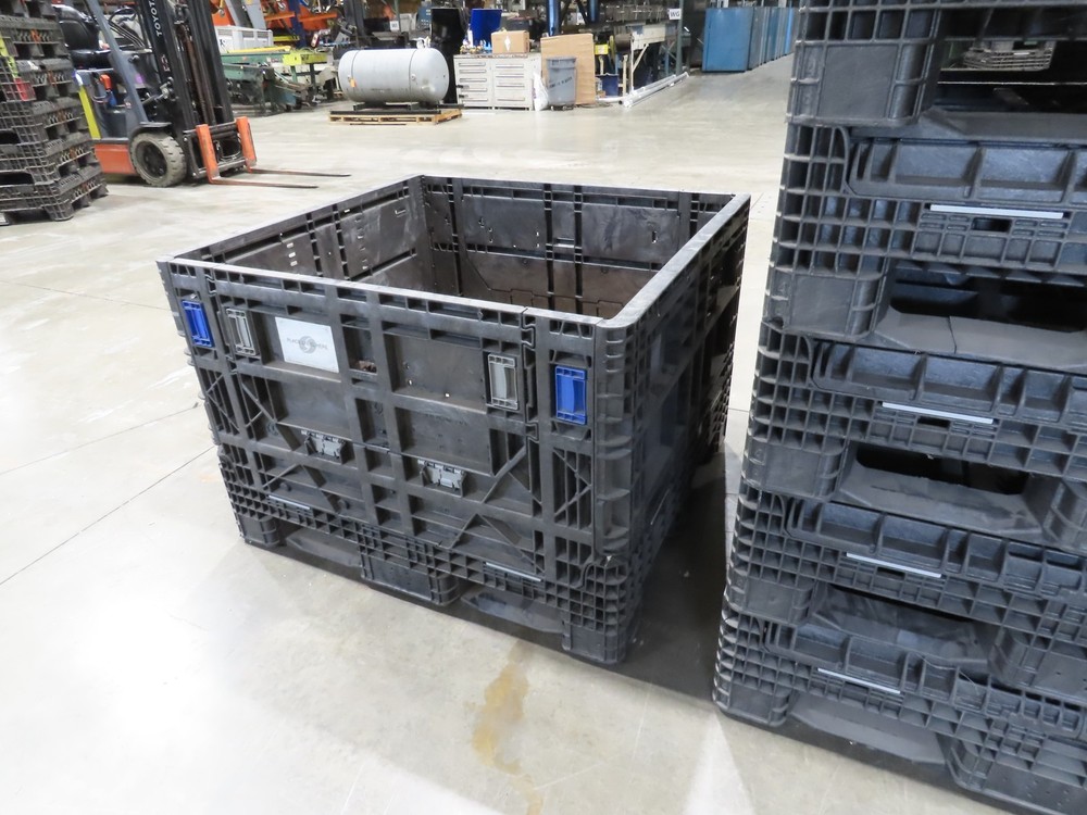 Orbis BulkPak Collapsible Bulk Container Bin 28.7 cu-ft 48 x 44.5" Stackable