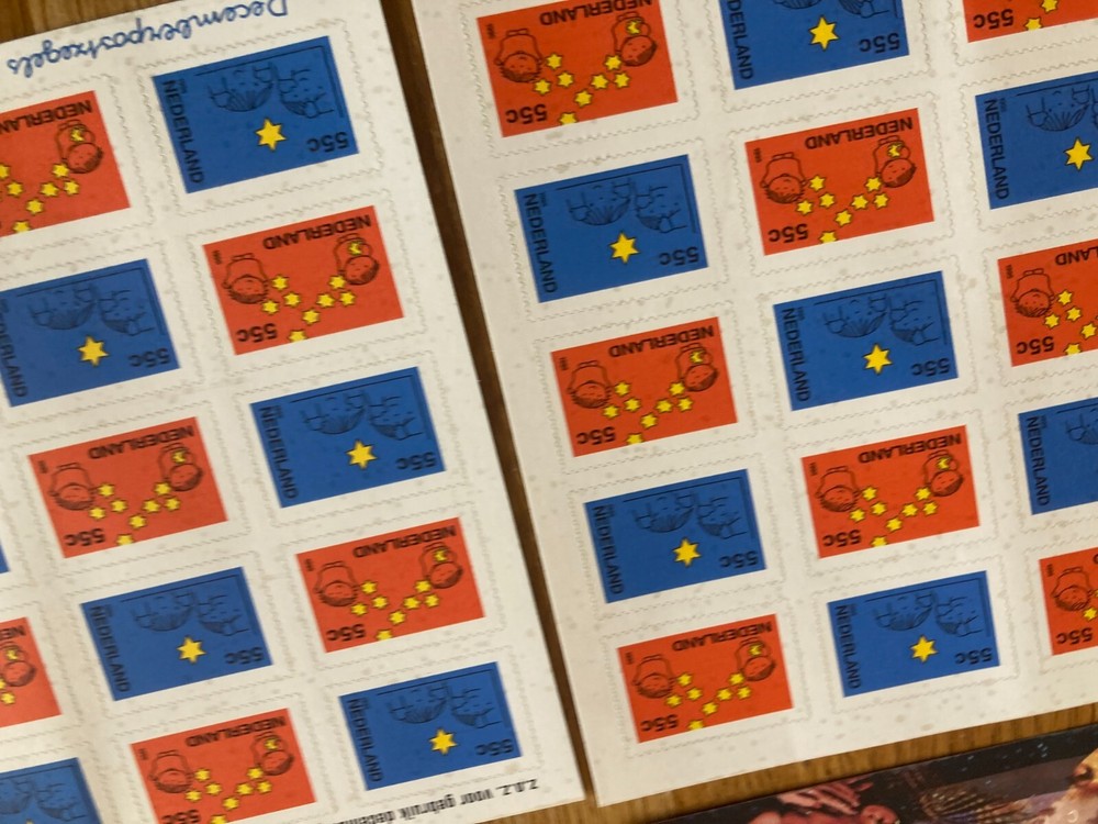 Netherlands multiple complete mnh christmas stamp sheets pristine