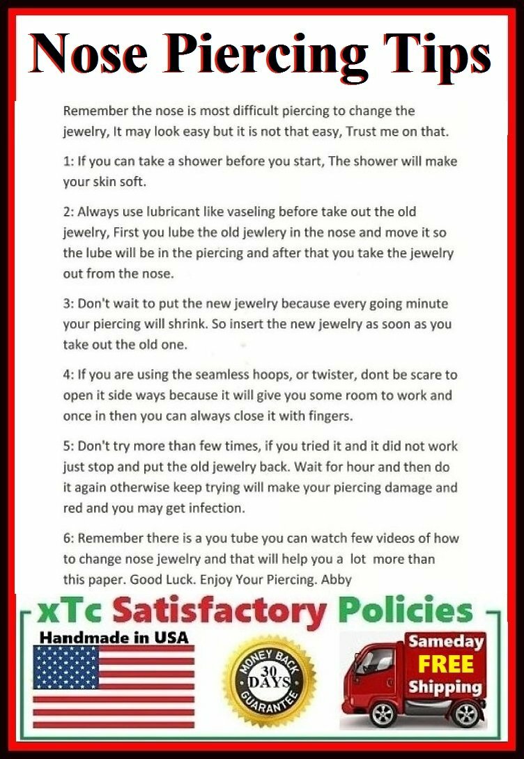 TINY TINY TINY 0.9mm PRONG SET CZ SMALLEST GEM 22g Sterilized Nose "L" Stud.