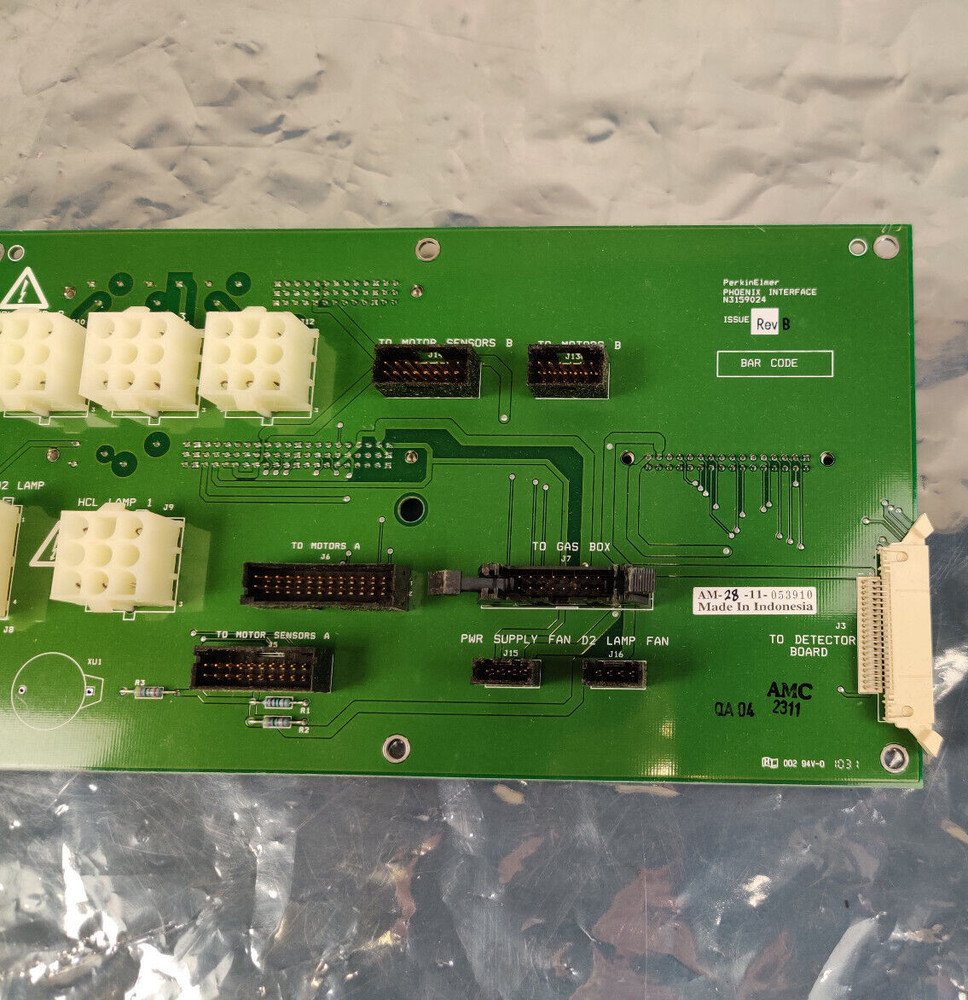 PerkinElmer AAnalyst E-Box Interface Board N3159024 Rev A