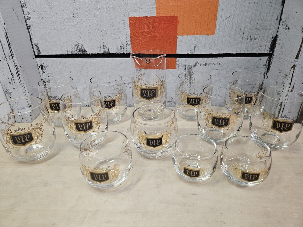 Vintage VIP Barware Set With Pitcher