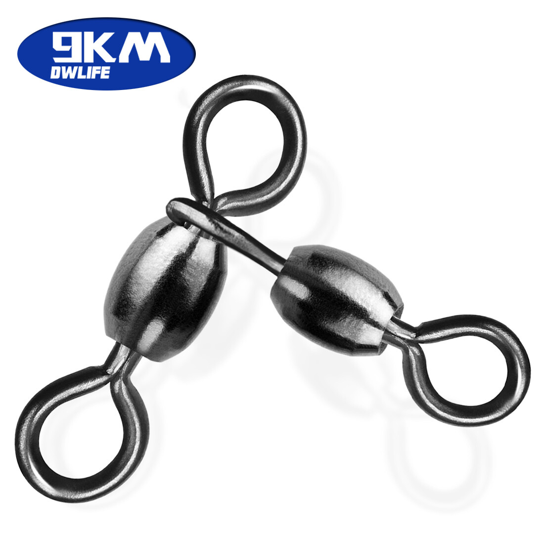 3 Way Swivel Stainless Steel Crane Swivels Fishing Barrel Swivels Fishing Tackle