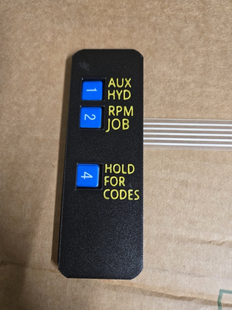 Bobcat 331 334 Excavator Instrument Panel 3D Printed Piece Auxiliary Buttons