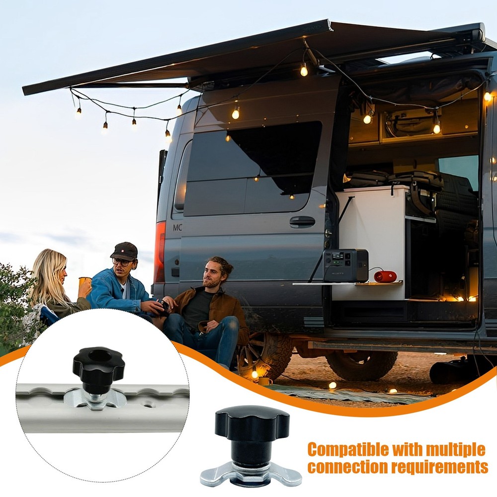 L Track Rail Lug Threaded Stud Nut Fitting Tie Down Ergonomic Rail