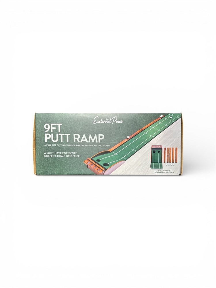 Golf Putting Mat with Ball Return - Putting Green Indoor Featuring 9ft (B-1)