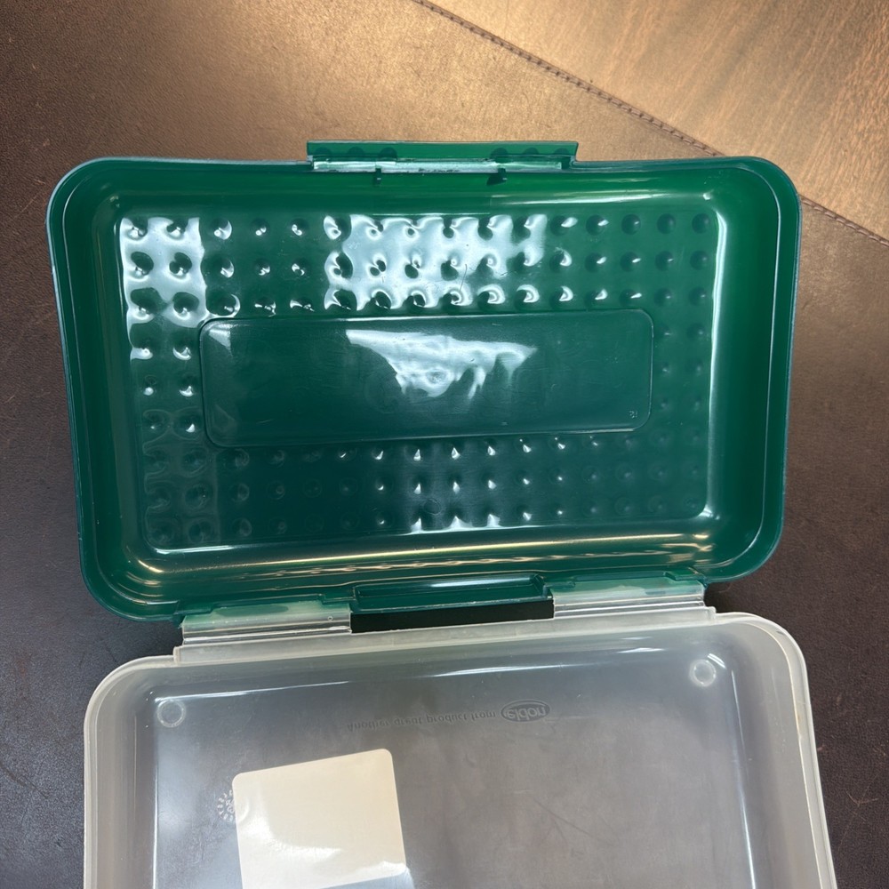 SpaceMaker 8.5x5.5x2.5 | Eldon Office | Green Storage Box Organizer Pencil Case
