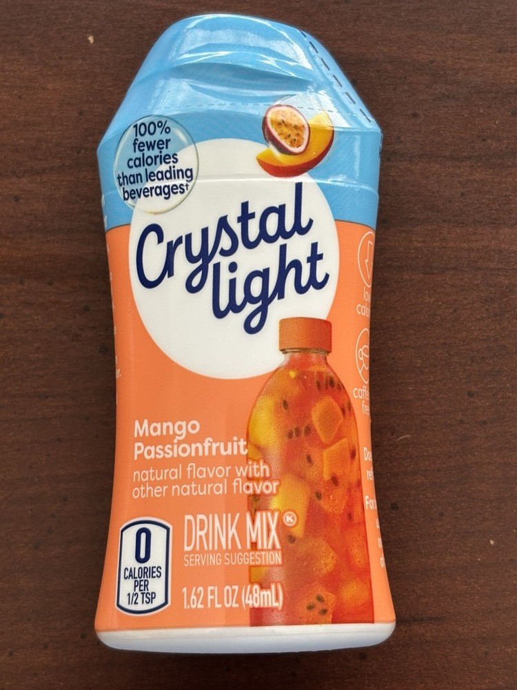 2 Mango Passionfruit Liquid Water Drink Enhancer Crystal Light