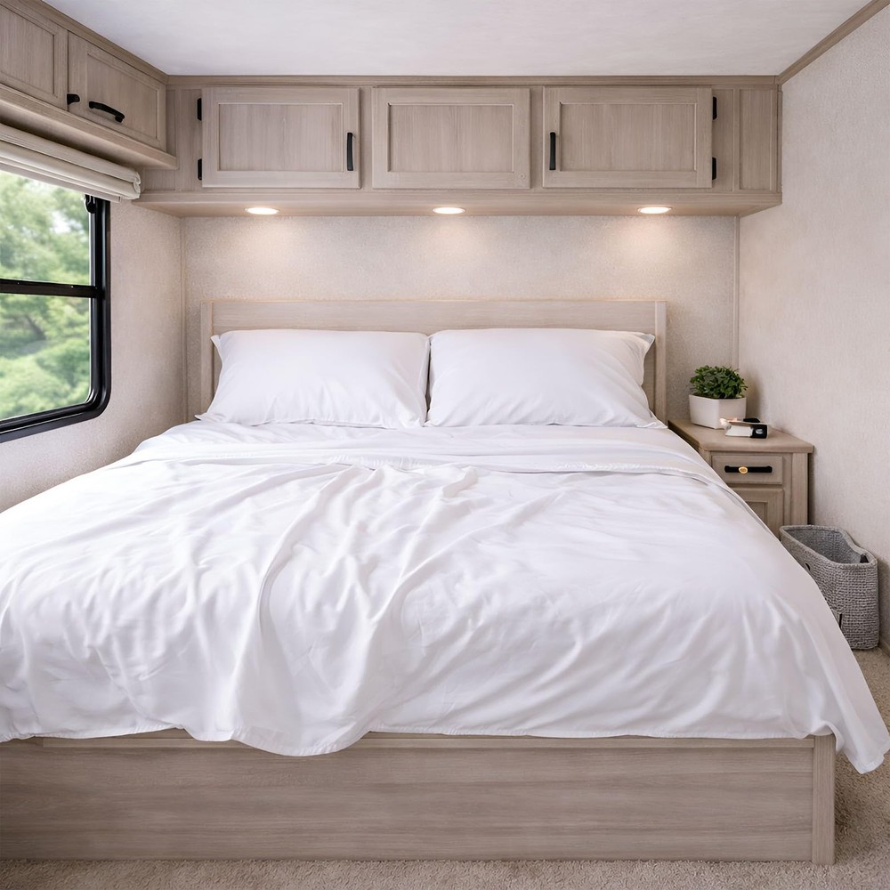 Premium Sheet Set Queen Size 60"x80", Microfiber Bed Sheets Ultra-Soft, Wrink...