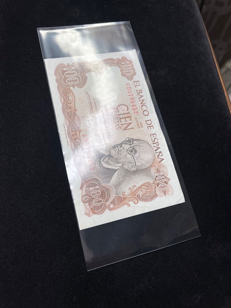 1970 Spain *100 Pesetas* Manuel De Falla Banknote