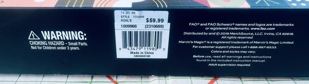 FAO Schwarz Interactive Illusions Smart Magic Kit New Sealed STEM Magic Set