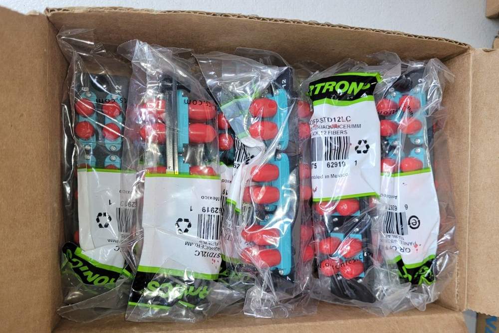 Ortronics OptiMo OFP-STD12LC Multimode 12 Fiber 6 Port Panel OM4 Ceramic Sleave