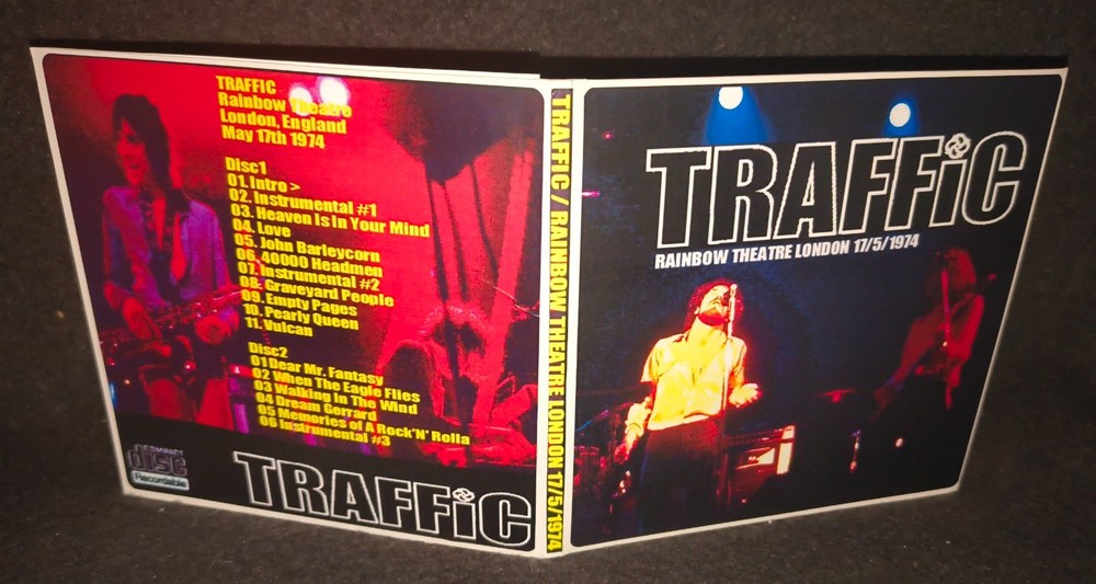 Traffic London 1974 Gate Fold 2CD Package NEW