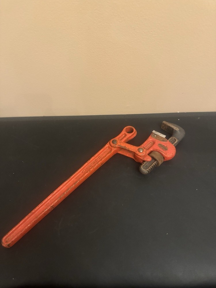 Ridgid Super Two compound leverage pipe wrench Made in USA