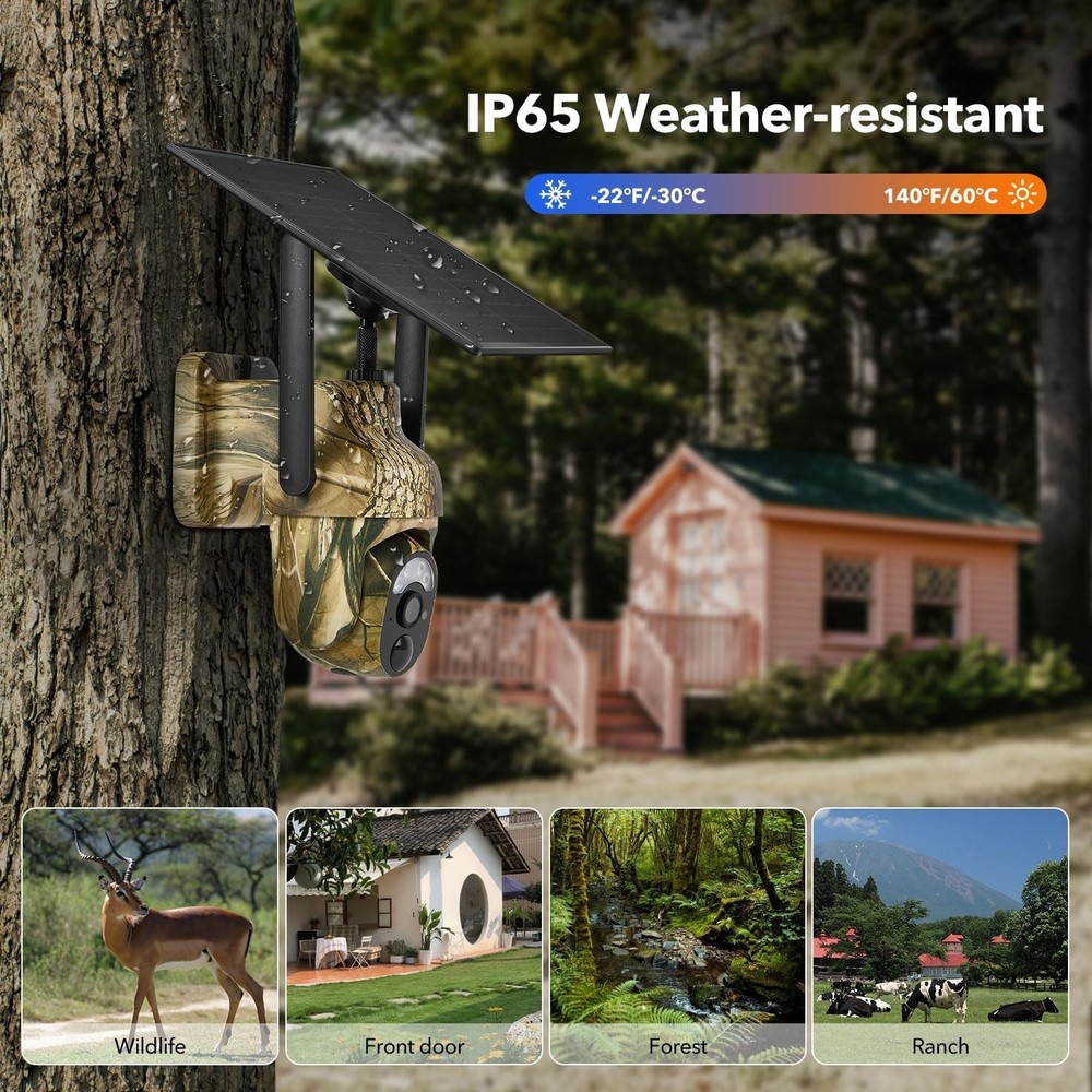 Solar Powered 4G LTE Trail Camera with Live Streaming