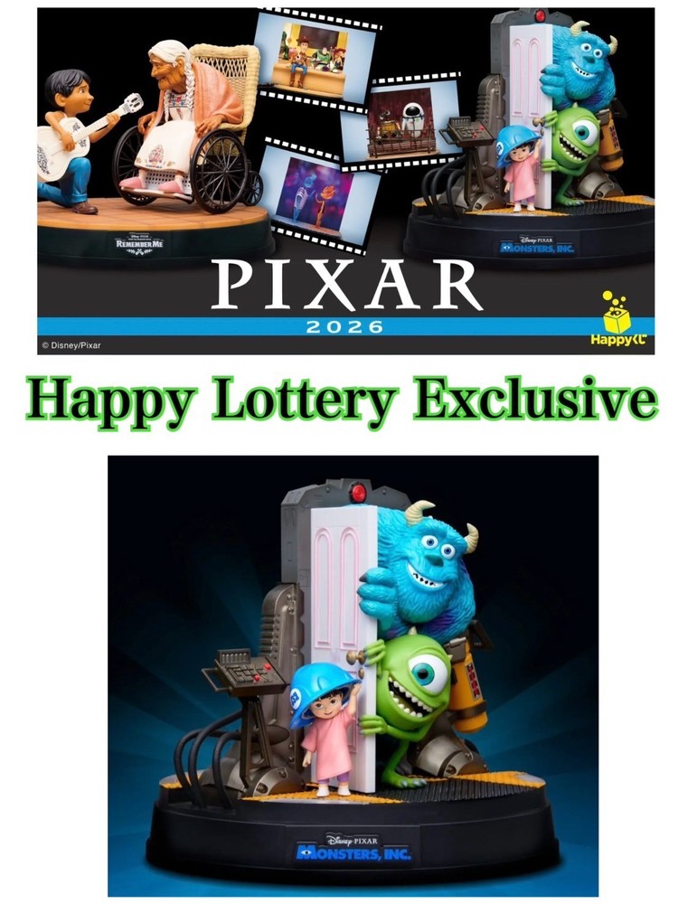 Happy Lottery / PIXAR 2026 Last Prize: Monsters, Inc. Poster Figure