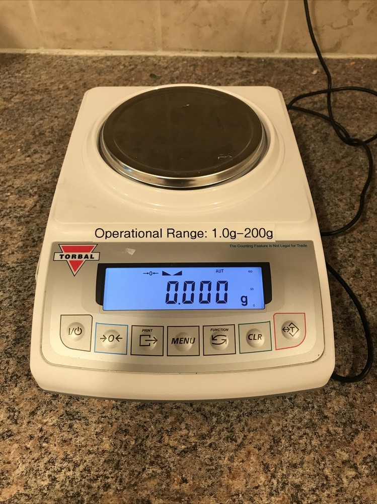 TORBAL ATA220 PRECISION DIGITAL COMPACT BENCH SCALE 220G