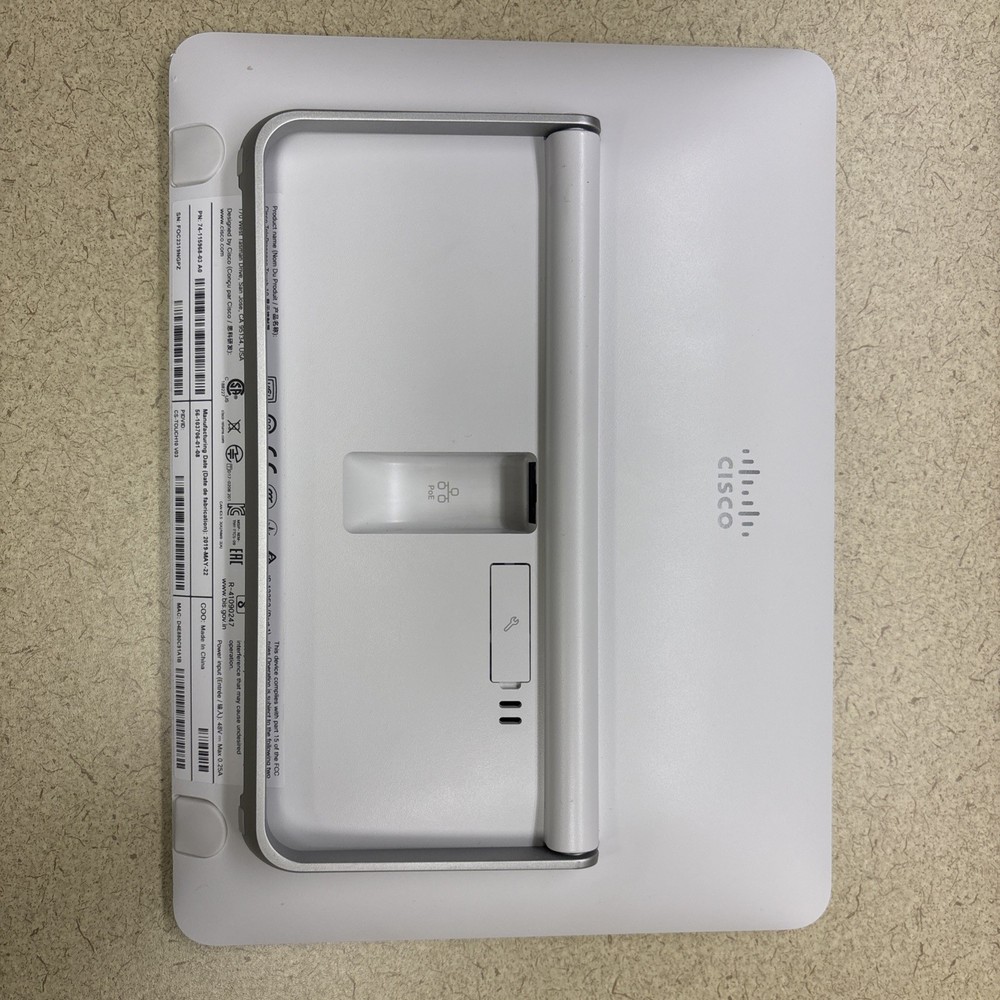 Cisco TelePresence Touch 10 Controller #TTC5-09 , Webex Room, White