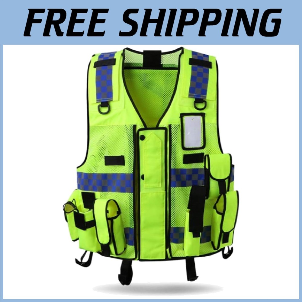 Reflective Safety Vest with High Visibility