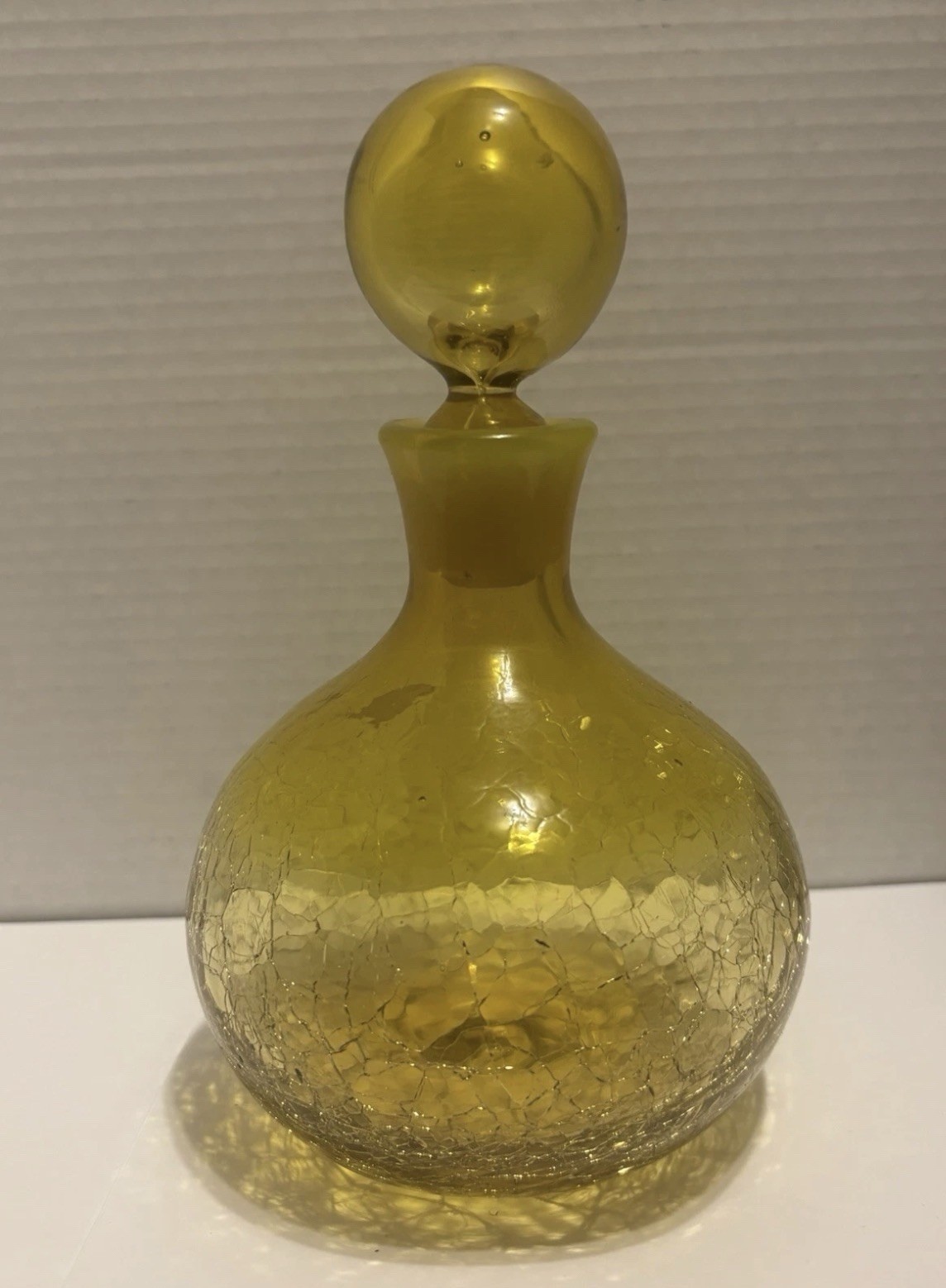 blenko decanter Yellow