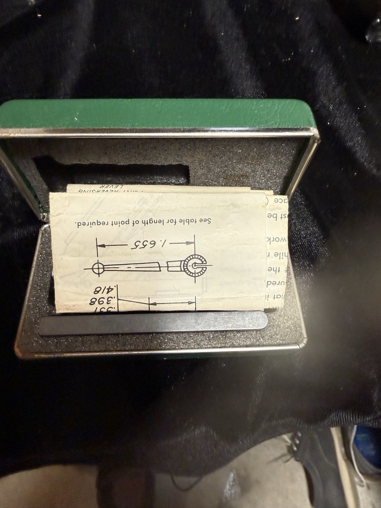 Federal .0025MM Testmaster Test Indicator Set T-3 w /Case AND INSTRUCTION