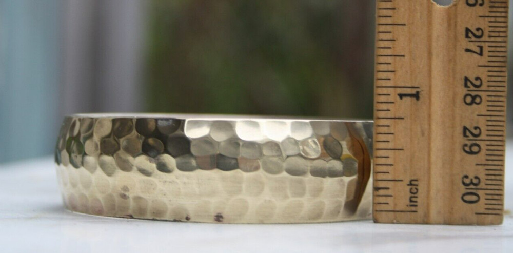Vintage Brass Hammered Bangle Made in India