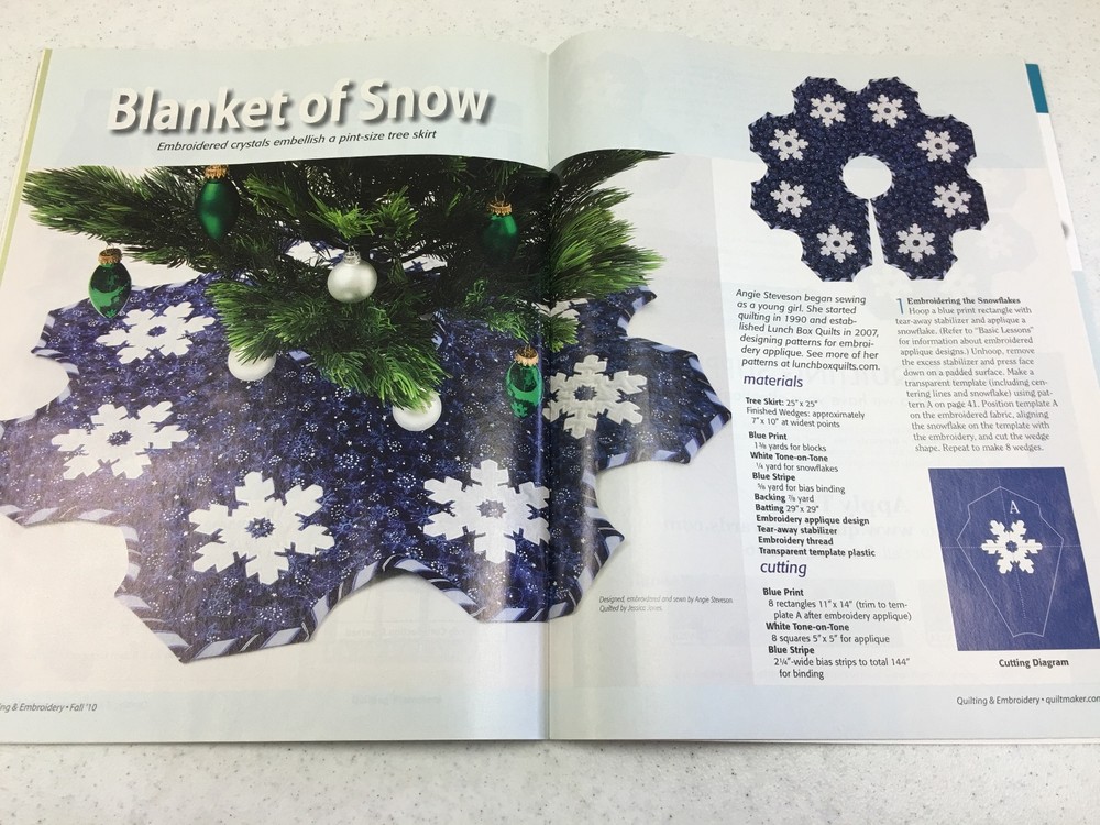 Quiltmaker's Festive Machine Embroidery for Fall & Winter