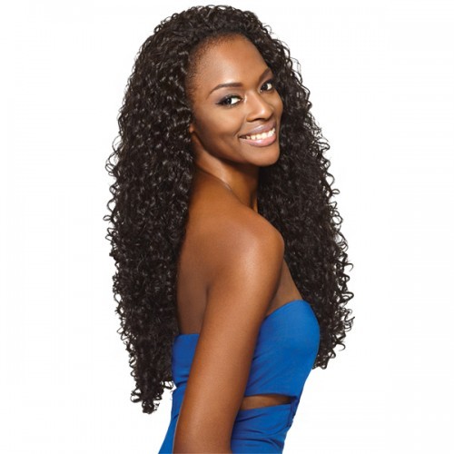 PENNY 26" - OUTRE SYNTHETIC QUICK WEAVE HALF WIG LONG CURLY