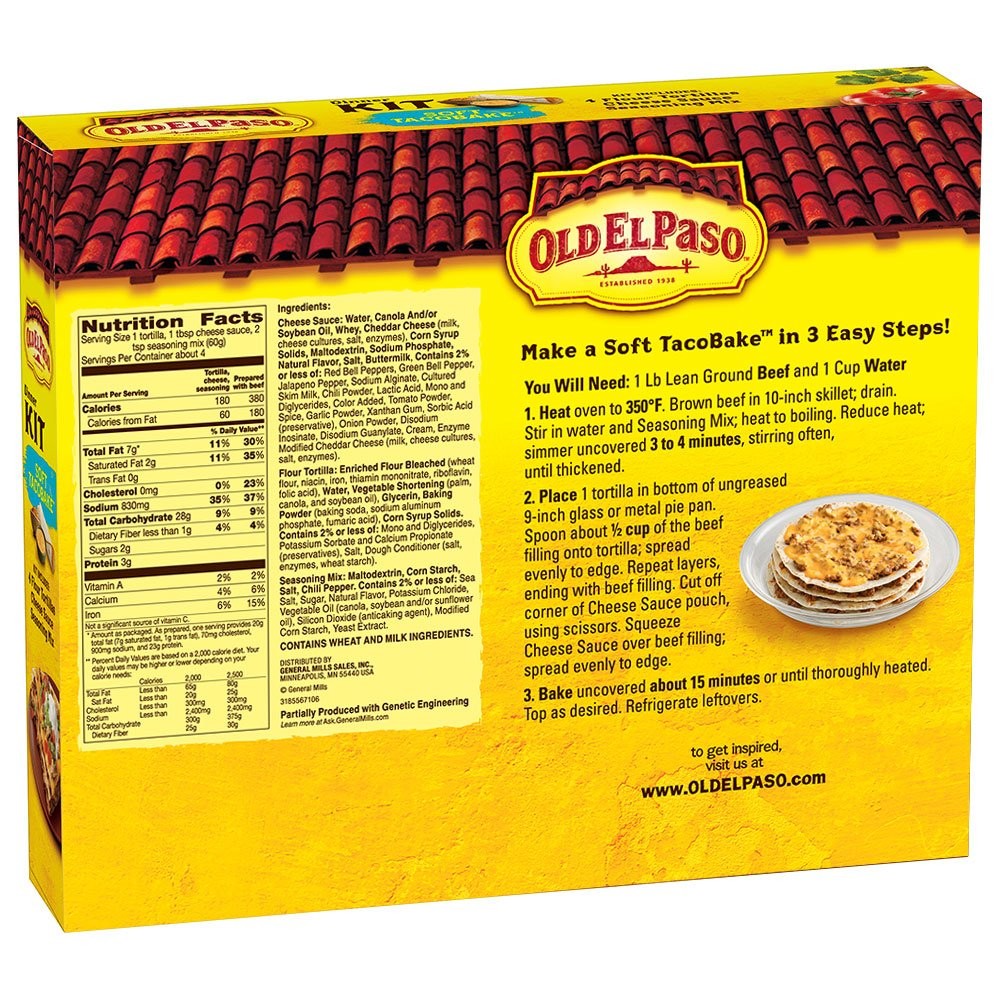 Old El Paso Soft TacoBake Dinner Kit, 8.4 oz.