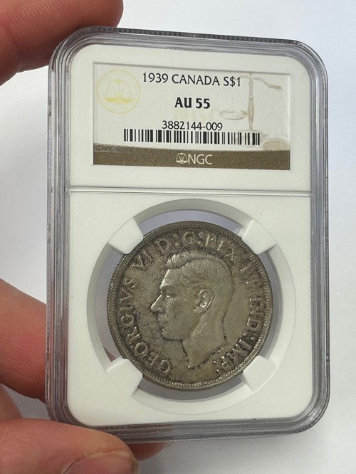 Canada - 1939 Silver Dollar (NGC AU 55)
