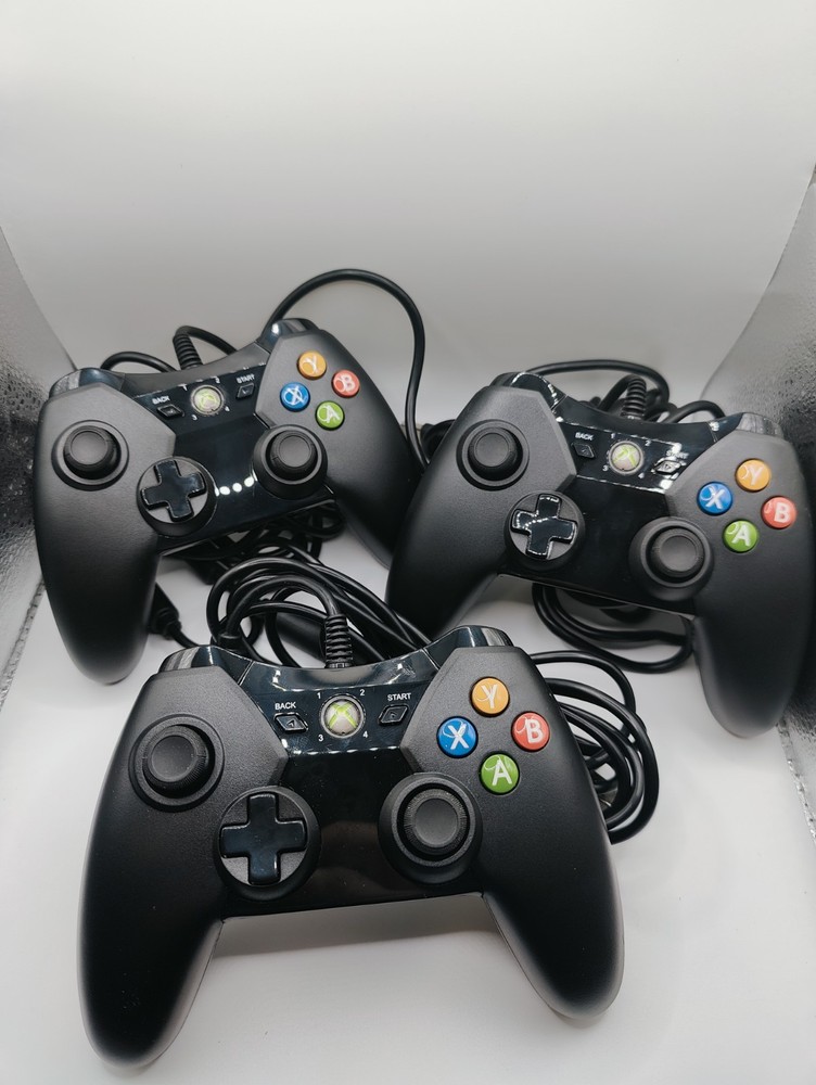 PowerA Microsoft XBOX 360 Black Wired Controller Model 1414135-02 in box