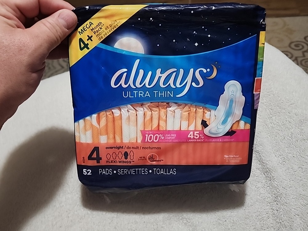 Always Ultra Thin Overnight Size 4 52 Cout
