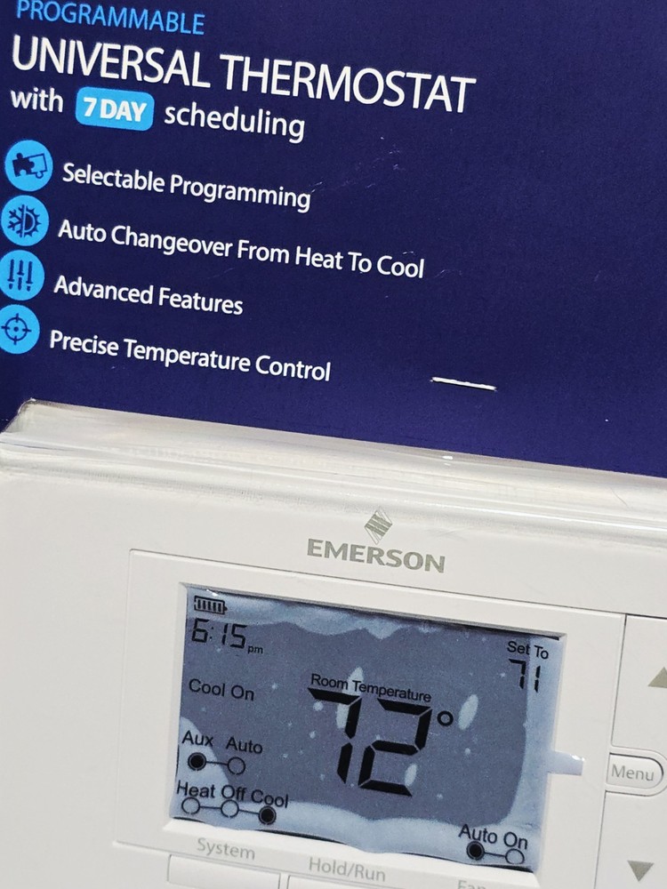White-Rodgers UP310 Programmable Universal Thermostat w/ 7-Day Scheduling