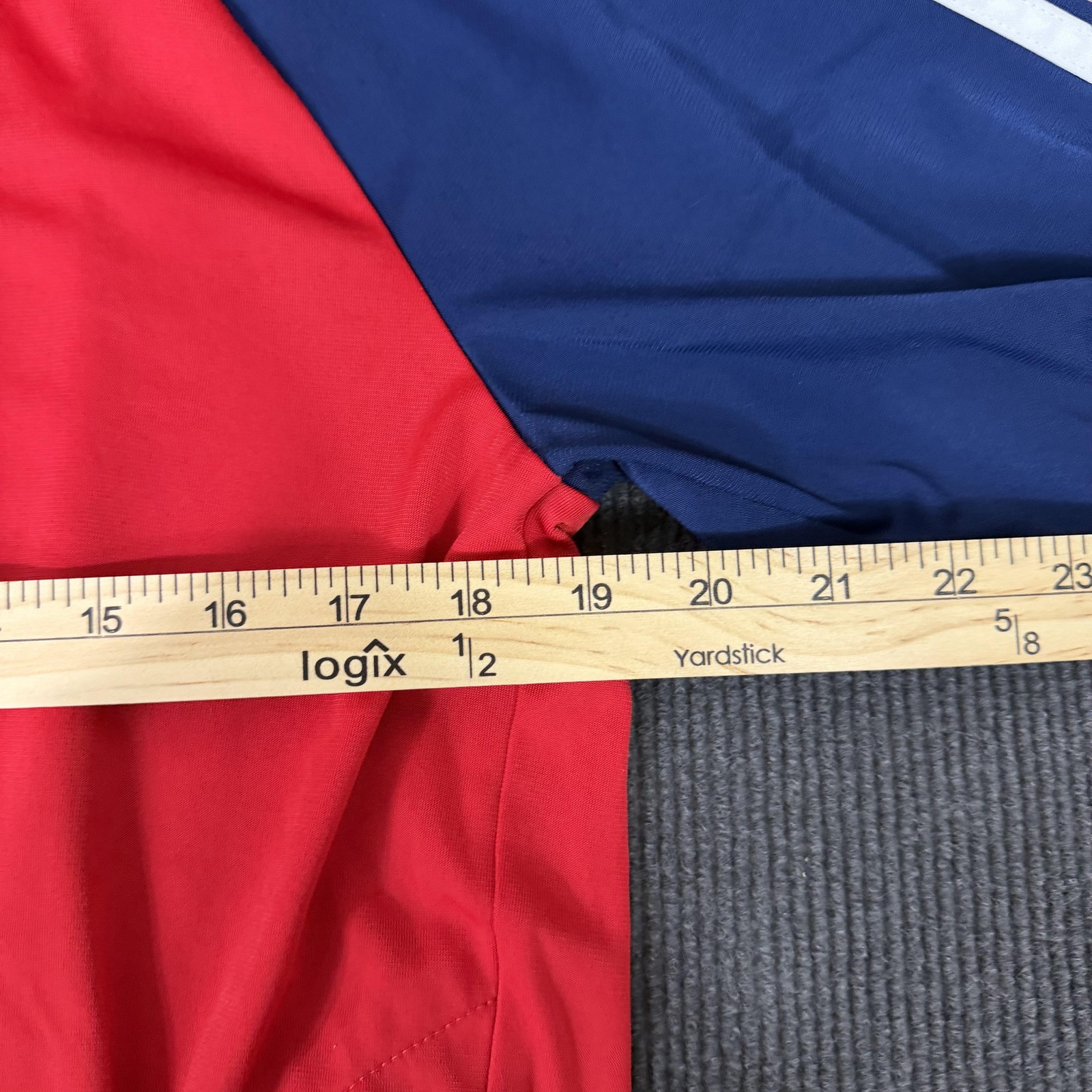 Chicago Fire FC Jacket Mens Small Red MLS Soccer Adidas Climalite Full Zip