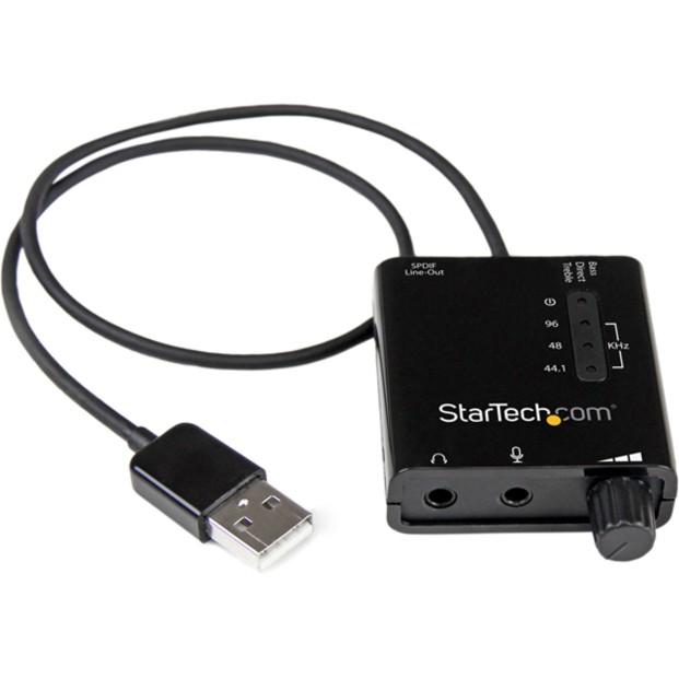 StarTech ICUSBAUDIO2D USB Stereo Audio Adapter Sound Card