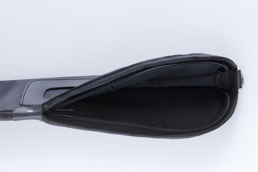 Pool Cue Bag 1 Stick PU Case Black