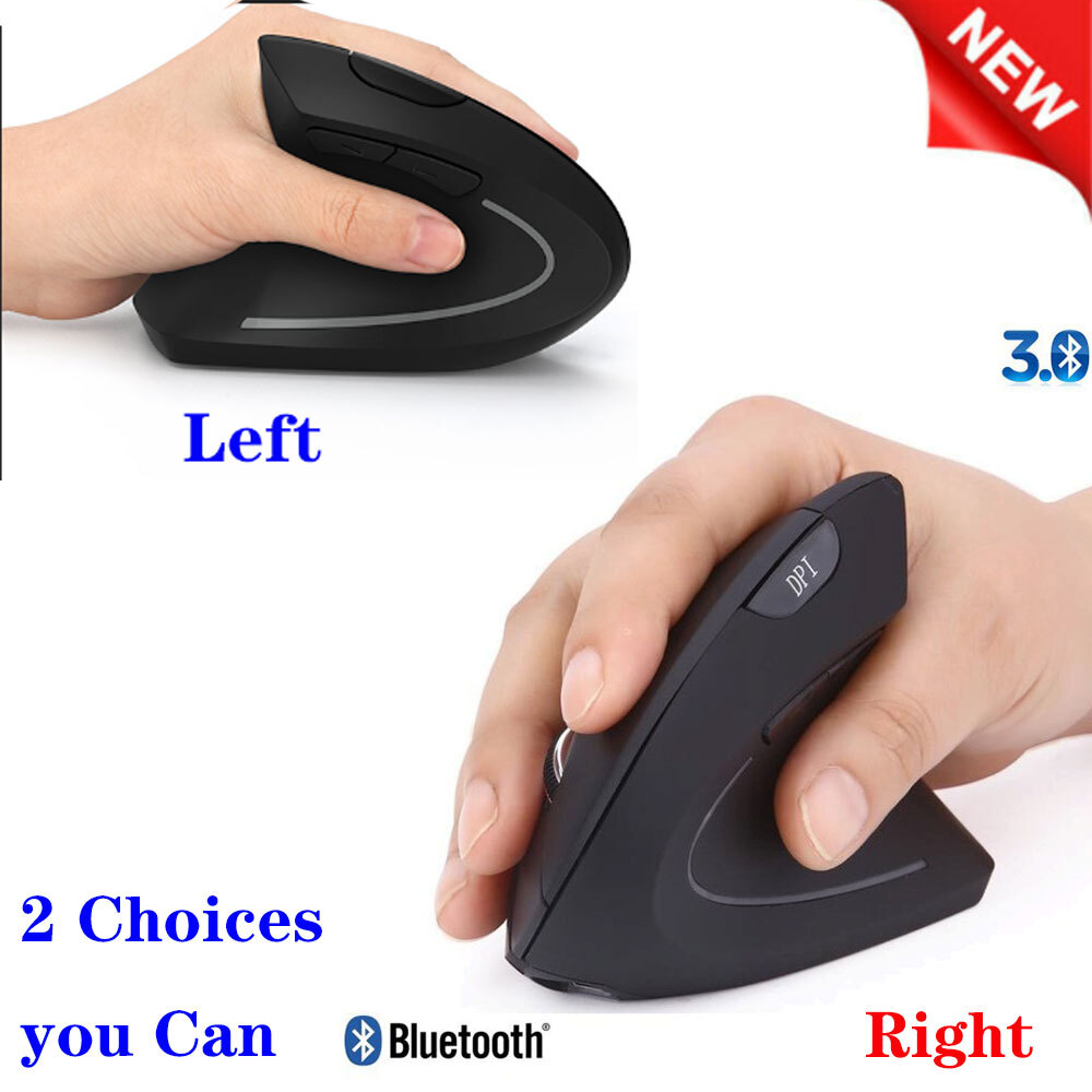 2.4G 1600DPI Wireless  Mouse Ergonomic Vertical Optical USB Mice NEW